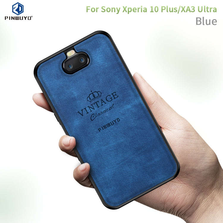 PINWUYO Shockproof Waterproof Full Coverage TPU + PU cloth+Anti-shock cotton Protective Case  for...