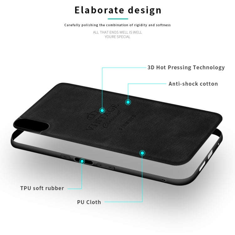 PINWUYO Shockproof Waterproof Full Coverage TPU + PU cloth+Anti-shock cotton Protective Case  for...