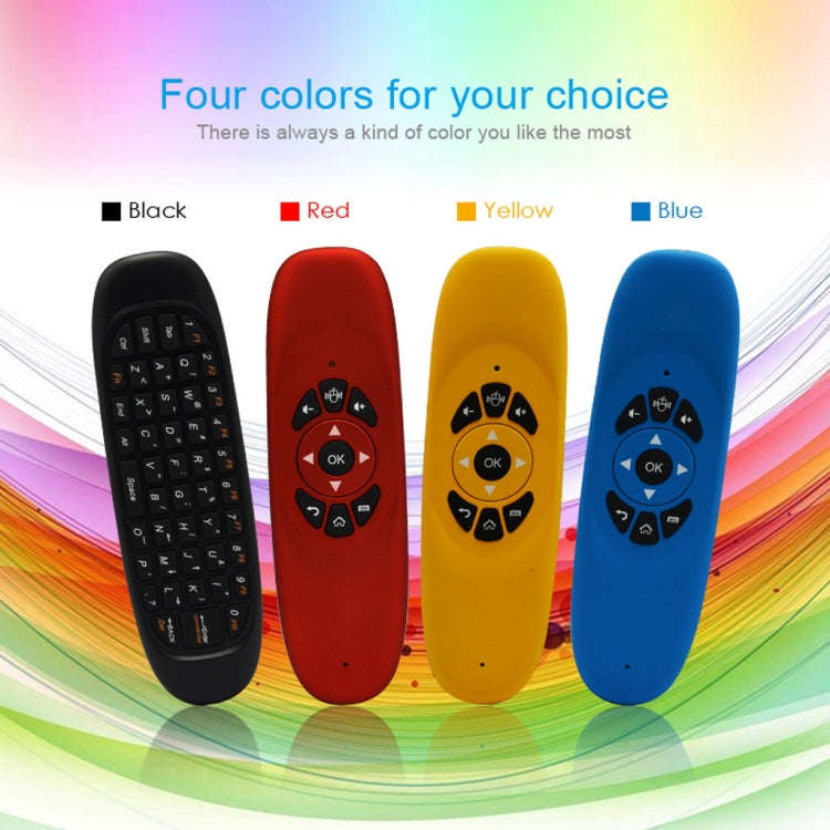 C120 2.4G Mini Keyboard Wireless Remote Mouse with 3-Gyro & 3-Gravity Sensor for PC / HTPC / IPTV...