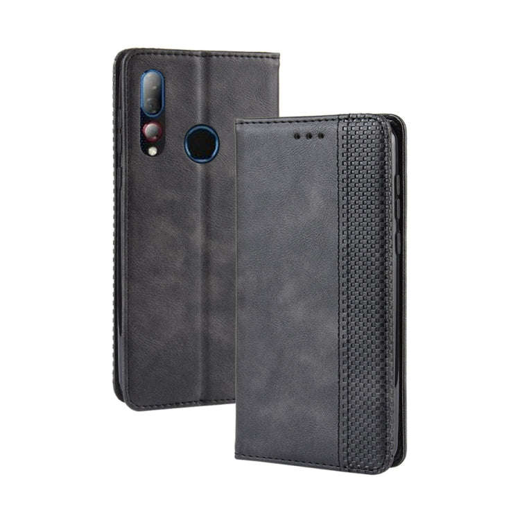 Magnetic Buckle Retro Crazy Horse Texture Horizontal Flip Leather Case for HTC Desire 19+(Desire ...