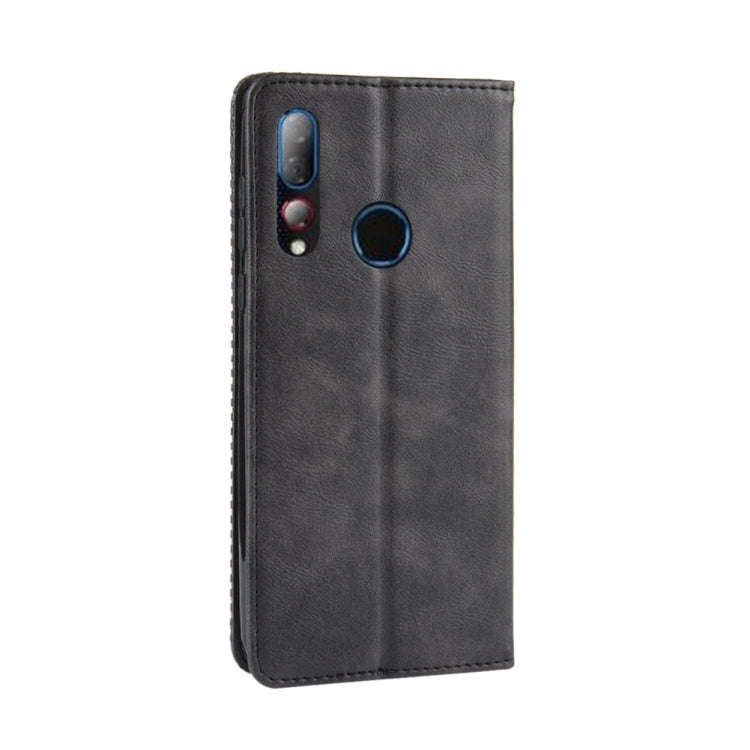 Magnetic Buckle Retro Crazy Horse Texture Horizontal Flip Leather Case for HTC Desire 19+(Desire ...
