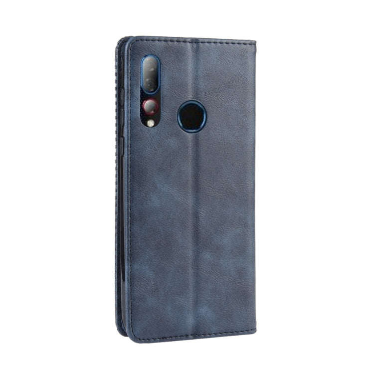 Magnetic Buckle Retro Crazy Horse Texture Horizontal Flip Leather Case for HTC Desire 19+(Desire ...