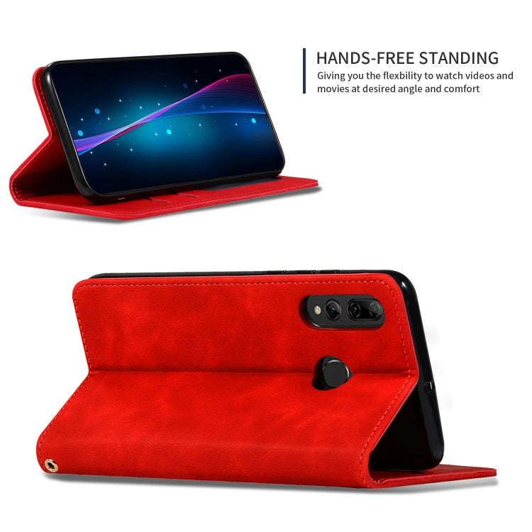 Retro Skin Feel Business Magnetic Horizontal Flip Leather Case for Huawei P Smart 2019 & P Smart ...