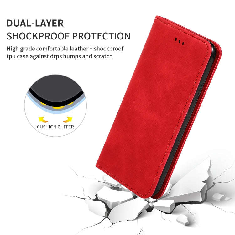 Retro Skin Feel Business Magnetic Horizontal Flip Leather Case for Huawei P Smart 2019 & P Smart ...