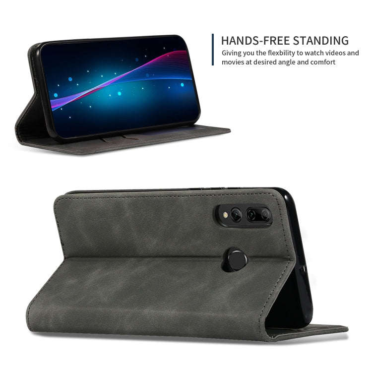 Retro Skin Feel Business Magnetic Horizontal Flip Leather Case for Huawei P Smart 2019 & P Smart ...