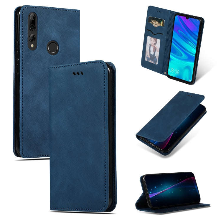 Retro Skin Feel Business Magnetic Horizontal Flip Leather Case for Huawei P Smart 2019 & P Smart ...