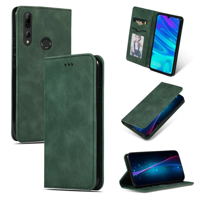Retro Skin Feel Business Magnetic Horizontal Flip Leather Case for Huawei P Smart 2019 & P Smart ...