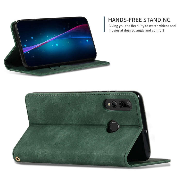 Retro Skin Feel Business Magnetic Horizontal Flip Leather Case for Huawei P Smart 2019 & P Smart ...