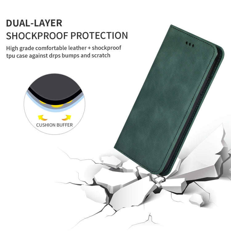 Retro Skin Feel Business Magnetic Horizontal Flip Leather Case for Huawei P Smart 2019 & P Smart ...