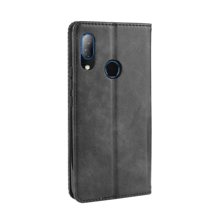 Magnetic Buckle Retro Crazy Horse Texture Horizontal Flip Leather Case for HTC U19E , with Holder...