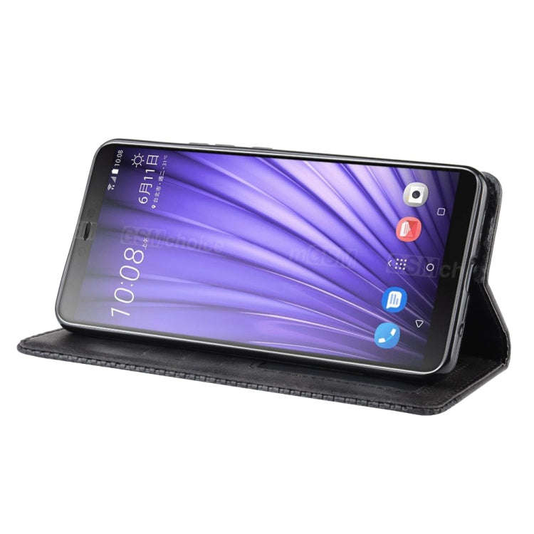 Magnetic Buckle Retro Crazy Horse Texture Horizontal Flip Leather Case for HTC U19E , with Holder...