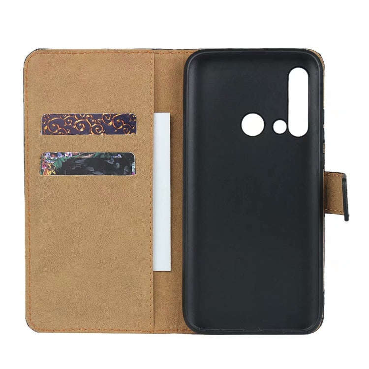 Horizontal Flip Leather Case for Huawei P20 Lite 2019  with Magnetic Clasp and Bracket and Card S...