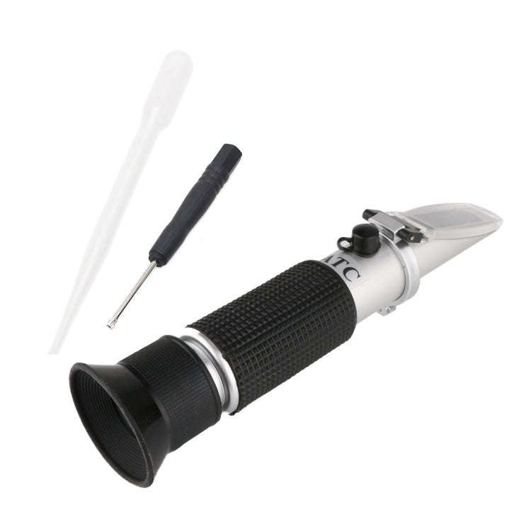 RZ136 Refractometer Fruit Wine Meter Sugar Portable Auto Brix 0~32% Alcohol 0~26% Fruit Juice Win...