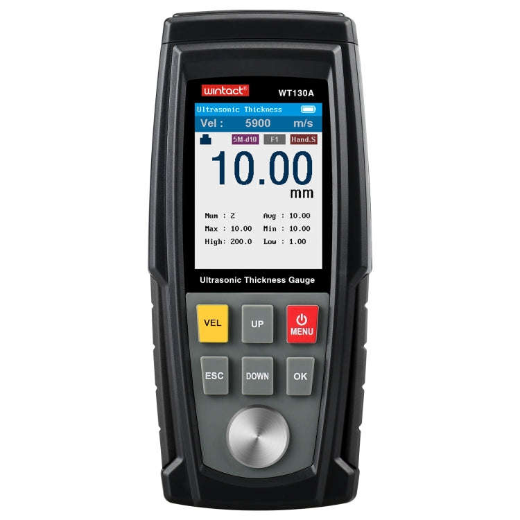 Wintact WT130A Digital Ultrasonic Thickness Gauge Meter Tester USB Charging Digital Thickness Met...