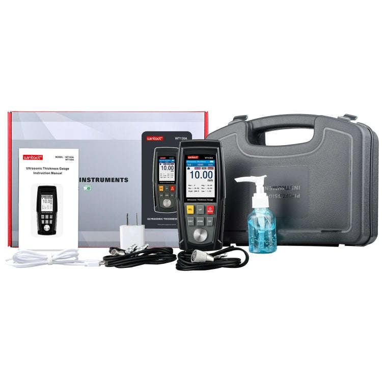 Wintact WT130A Digital Ultrasonic Thickness Gauge Meter Tester USB Charging Digital Thickness Met...