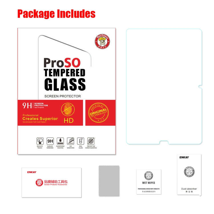 ENKAY Hat-Prince 0.33mm 9H Surface Hardness 2.5D Explosion-proof Tempered Glass Film for HUAWEI M...