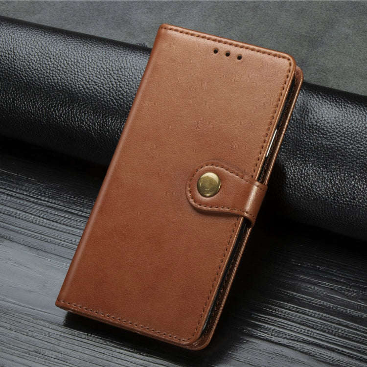 Retro Solid Color Leather Buckle Mobile Phone Protection Leather Case with Photo Frame & Card Slo...
