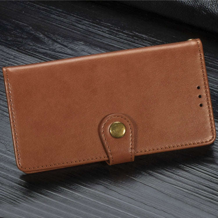 Retro Solid Color Leather Buckle Mobile Phone Protection Leather Case with Photo Frame & Card Slo...