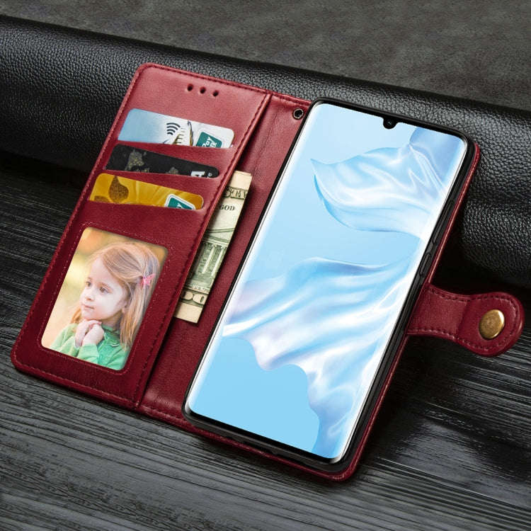 Retro Solid Color Leather Buckle Mobile Phone Protection Leather Case with Photo Frame & Card Slo...
