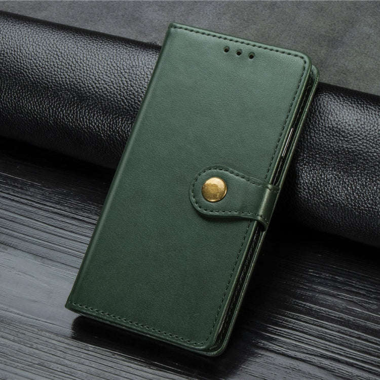 Retro Solid Color Leather Buckle Mobile Phone Protection Leather Case with Photo Frame & Card Slo...