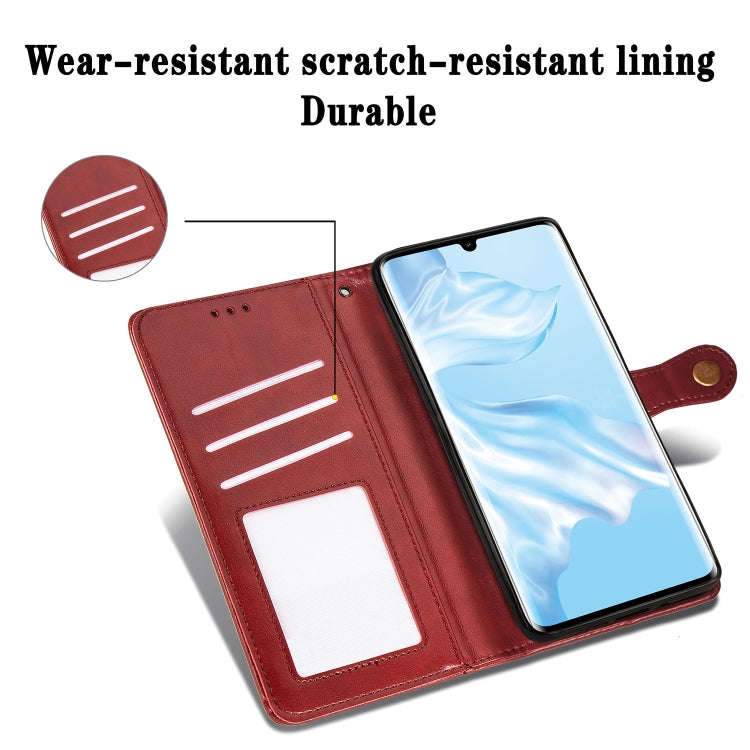 Retro Solid Color Leather Buckle Mobile Phone Protection Leather Case with Photo Frame & Card Slo...