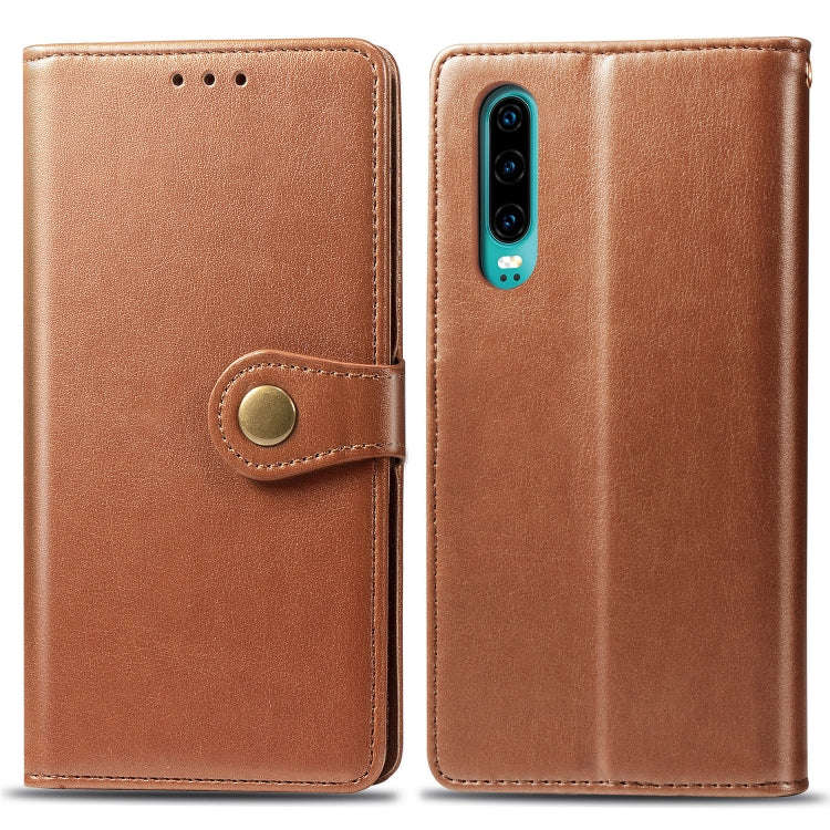 Retro Solid Color Leather Buckle Mobile Phone Protection Leather Case with Photo Frame & Card Slo...