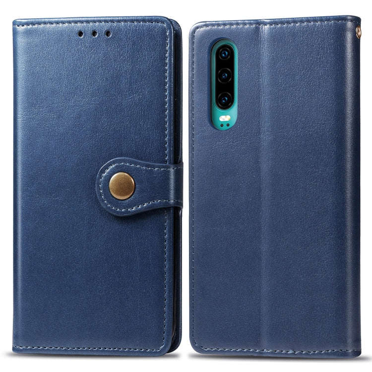 Retro Solid Color Leather Buckle Mobile Phone Protection Leather Case with Photo Frame & Card Slo...
