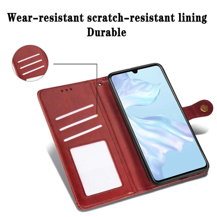 Retro Solid Color Leather Buckle Mobile Phone Protection Leather Case with Photo Frame & Card Slo...
