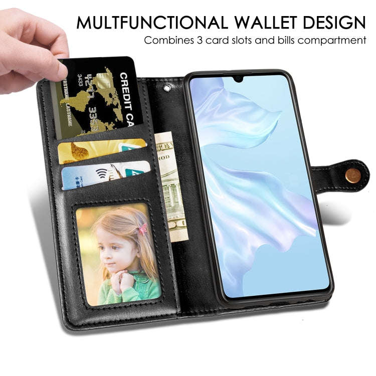 Retro Solid Color Leather Buckle Mobile Phone Protection Leather Case with Photo Frame & Card Slo...