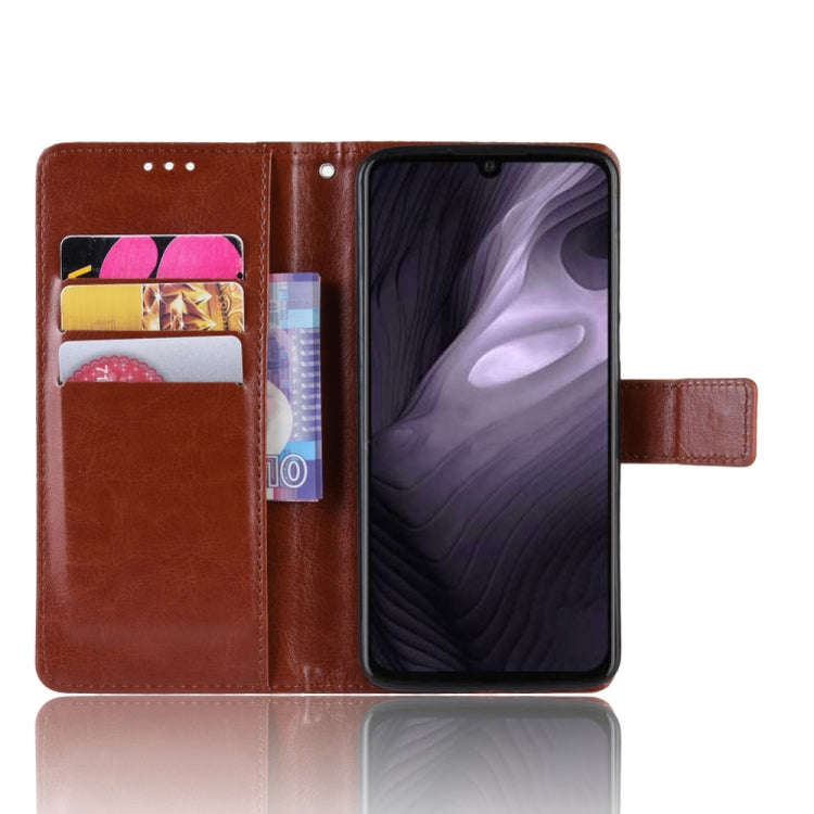 Retro Crazy Horse Texture Horizontal Flip Leather Case for Motorola Moto Z4/Z4 Play, with Holder ...