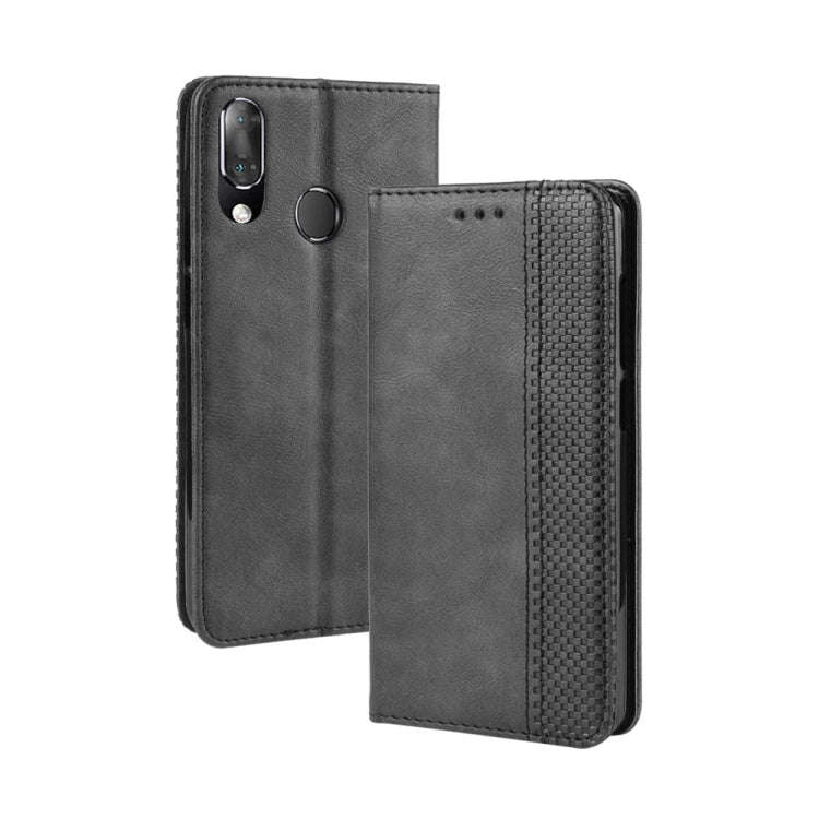 Magnetic Buckle Retro Crazy Horse Texture Horizontal Flip Leather Case for Vodafone Smart X9  , w...