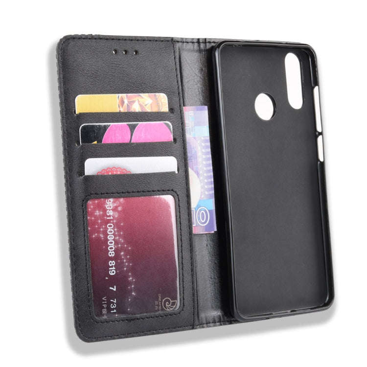 Magnetic Buckle Retro Crazy Horse Texture Horizontal Flip Leather Case for Vodafone Smart X9  , w...