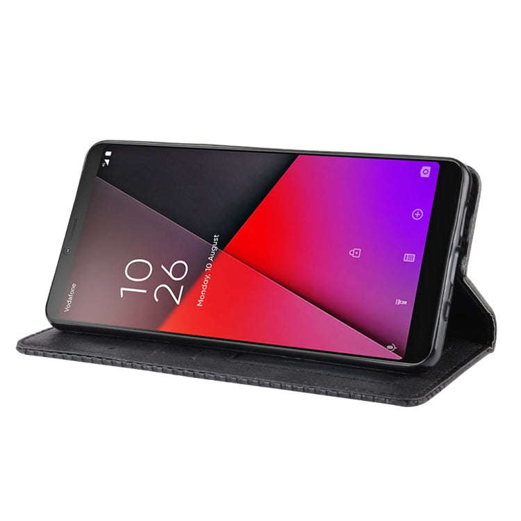 Magnetic Buckle Retro Crazy Horse Texture Horizontal Flip Leather Case for Vodafone Smart X9  , w...