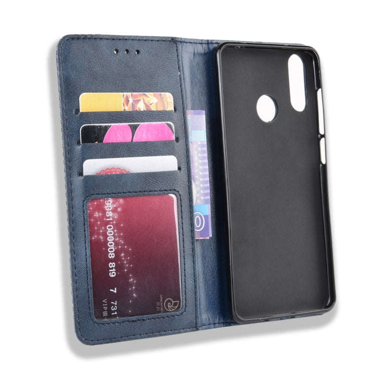 Magnetic Buckle Retro Crazy Horse Texture Horizontal Flip Leather Case for Vodafone Smart X9  , w...