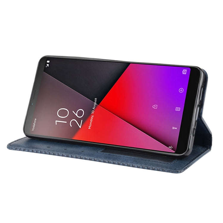 Magnetic Buckle Retro Crazy Horse Texture Horizontal Flip Leather Case for Vodafone Smart X9  , w...