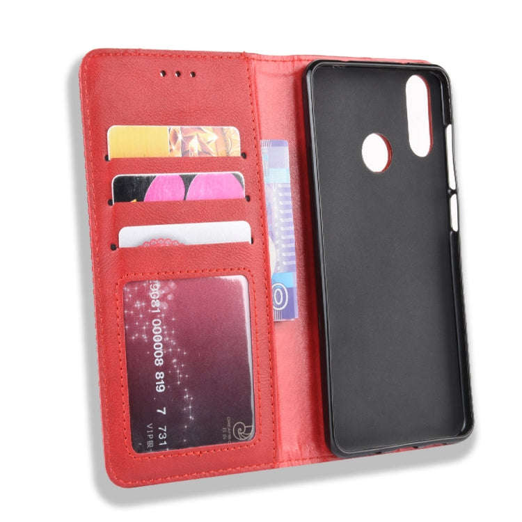 Magnetic Buckle Retro Crazy Horse Texture Horizontal Flip Leather Case for Vodafone Smart X9  , w...