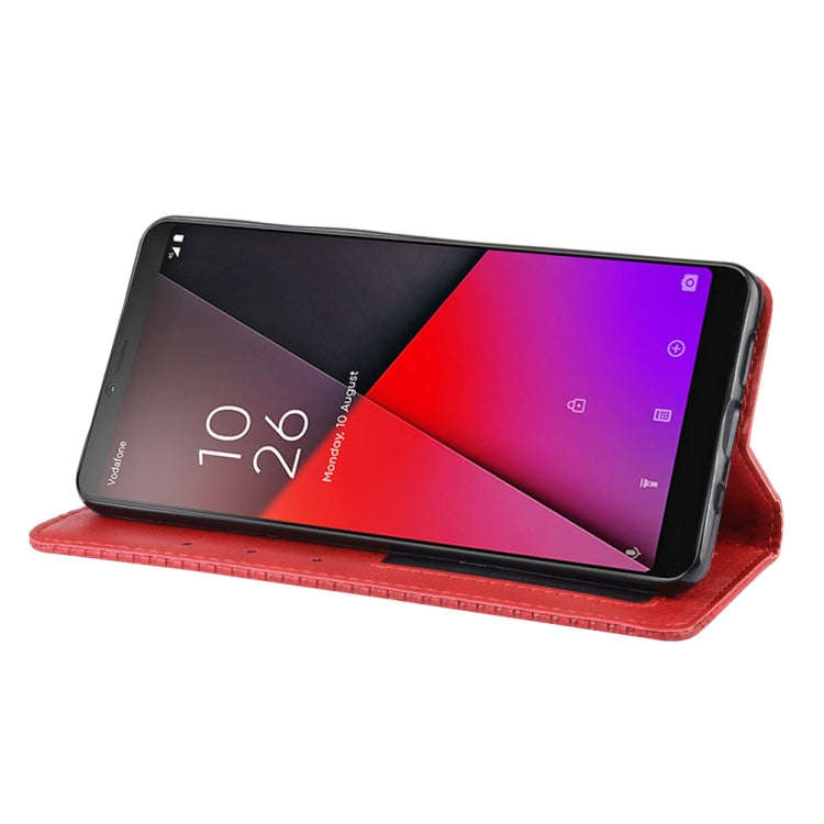 Magnetic Buckle Retro Crazy Horse Texture Horizontal Flip Leather Case for Vodafone Smart X9  , w...