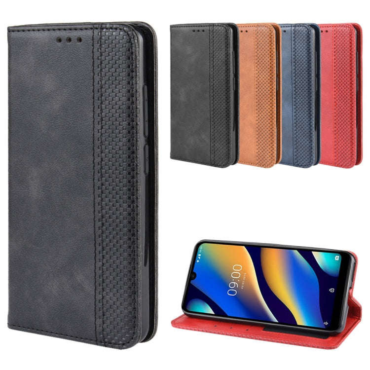 Magnetic Buckle Retro Crazy Horse Texture Horizontal Flip Leather Case for Wiko VIEW 3 LITE , wit...