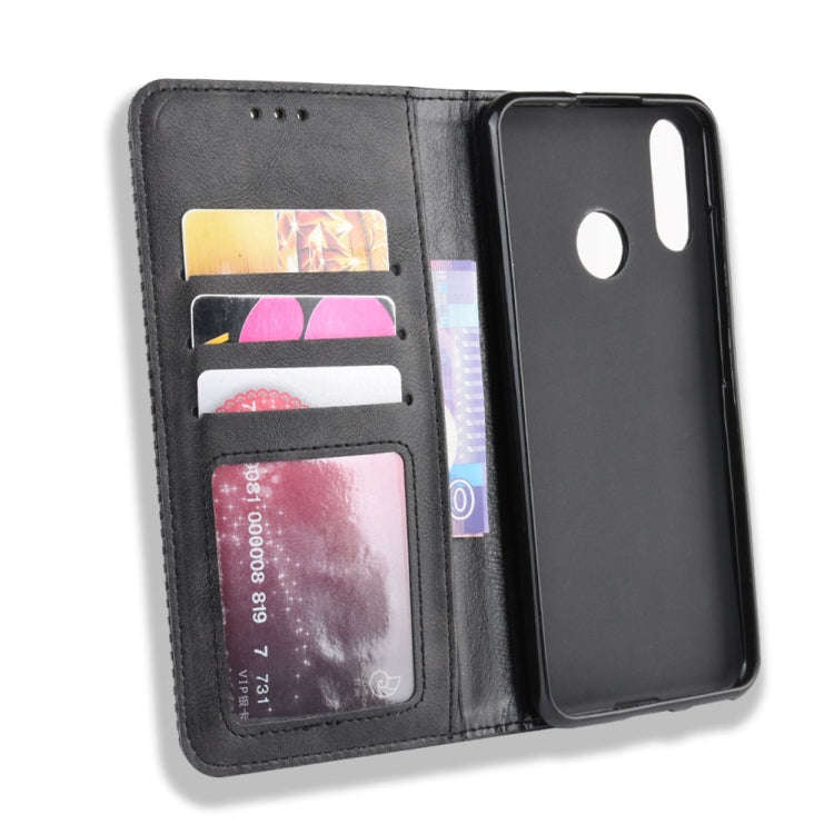 Magnetic Buckle Retro Crazy Horse Texture Horizontal Flip Leather Case for Wiko VIEW 3 LITE , wit...
