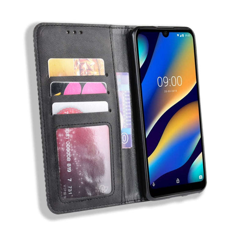 Magnetic Buckle Retro Crazy Horse Texture Horizontal Flip Leather Case for Wiko VIEW 3 LITE , wit...
