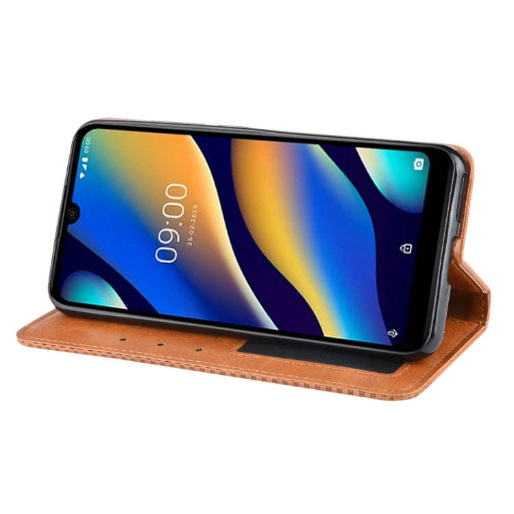 Magnetic Buckle Retro Crazy Horse Texture Horizontal Flip Leather Case for Wiko VIEW 3 LITE , wit...