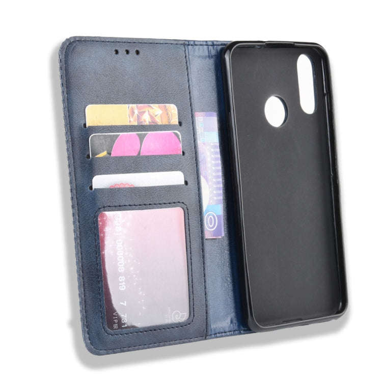 Magnetic Buckle Retro Crazy Horse Texture Horizontal Flip Leather Case for Wiko VIEW 3 LITE , wit...