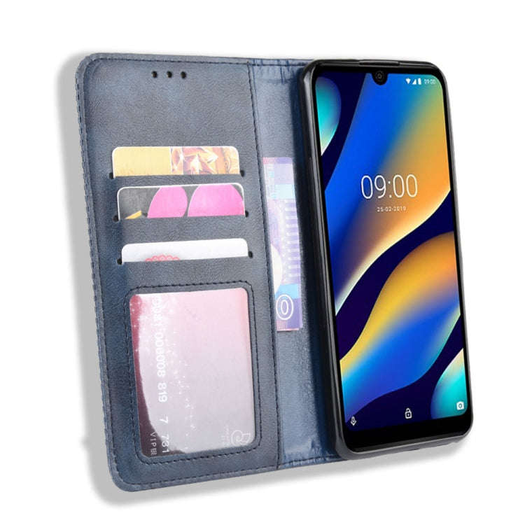 Magnetic Buckle Retro Crazy Horse Texture Horizontal Flip Leather Case for Wiko VIEW 3 LITE , wit...