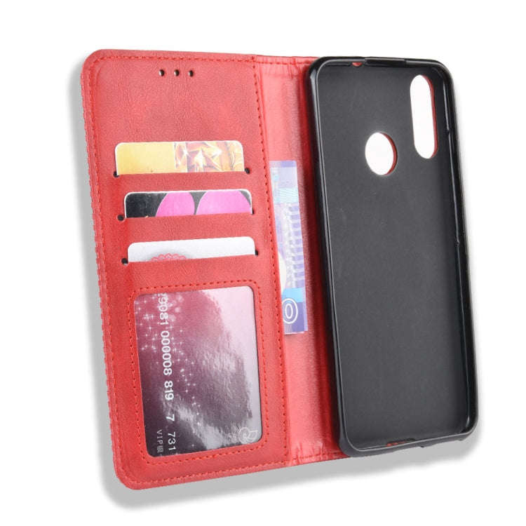 Magnetic Buckle Retro Crazy Horse Texture Horizontal Flip Leather Case for Wiko VIEW 3 LITE , wit...