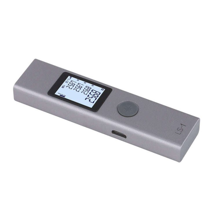 LS-1 Laser Rangefinder Distance Meter 40m Handheld Mini Rechargeable LCD Digital Laser Distance M...