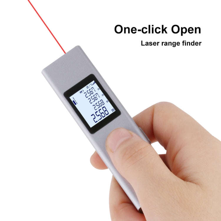 LS-1 Laser Rangefinder Distance Meter 40m Handheld Mini Rechargeable LCD Digital Laser Distance M...