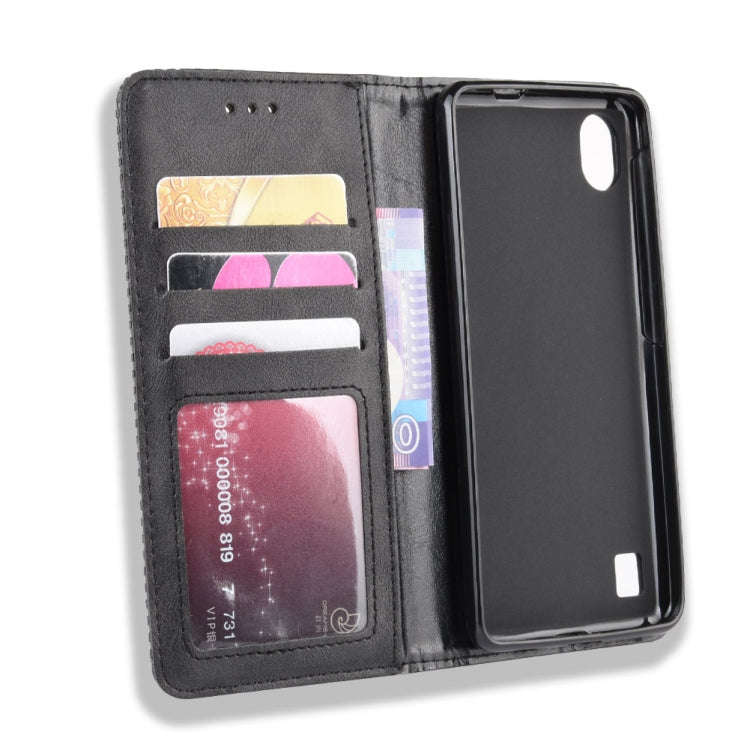 Magnetic Buckle Retro Crazy Horse Texture Horizontal Flip Leather Case for ZTE Blade A5 (2019) , ...