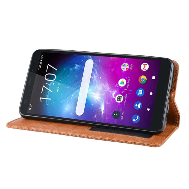 Magnetic Buckle Retro Crazy Horse Texture Horizontal Flip Leather Case for ZTE Blade A5 (2019) , ...