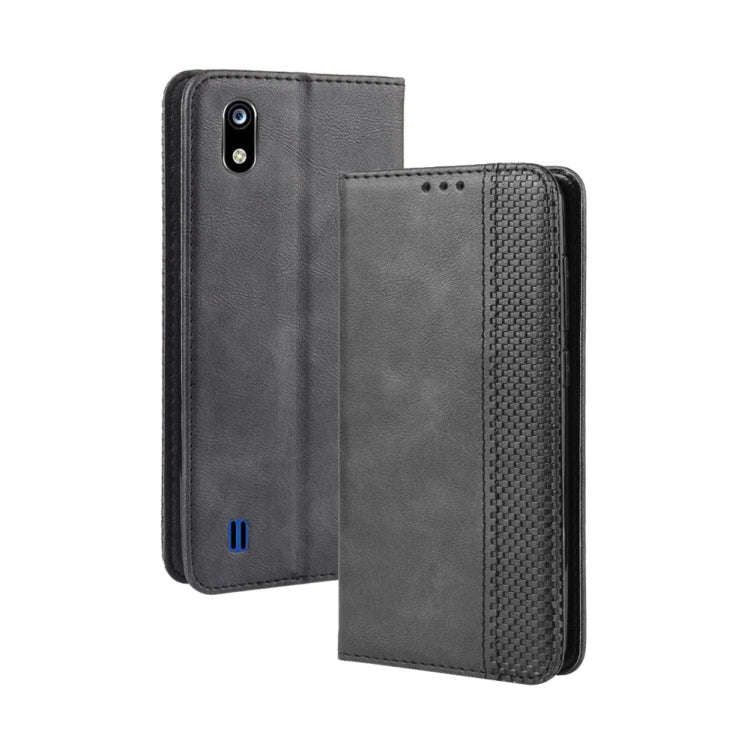 Magnetic Buckle Retro Crazy Horse Texture Horizontal Flip Leather Case for ZTE Blade A7 (2019) , ...