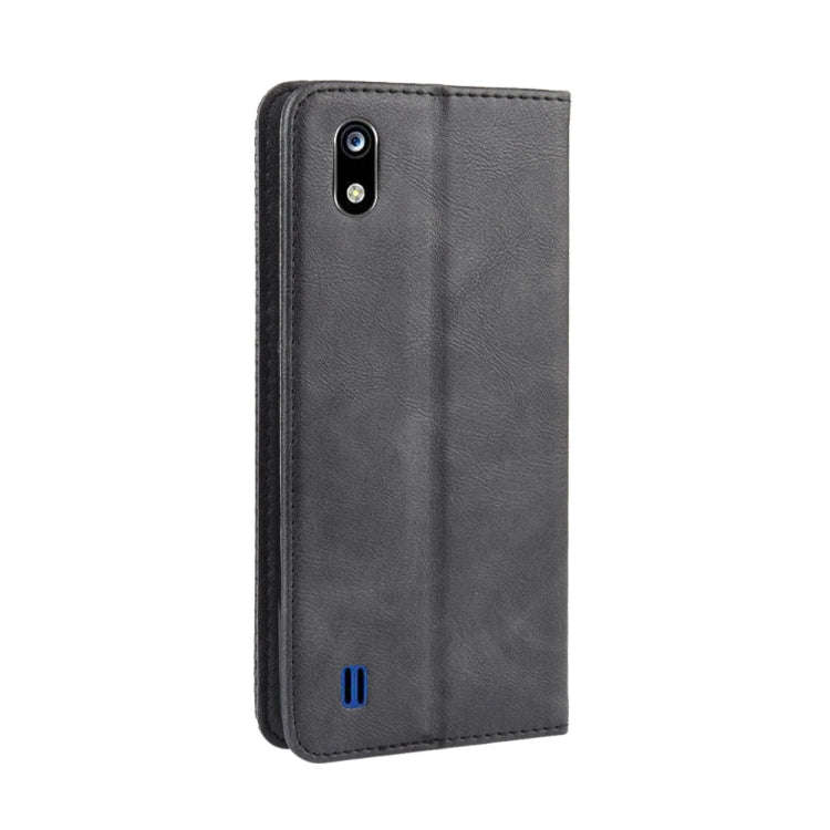 Magnetic Buckle Retro Crazy Horse Texture Horizontal Flip Leather Case for ZTE Blade A7 (2019) , ...